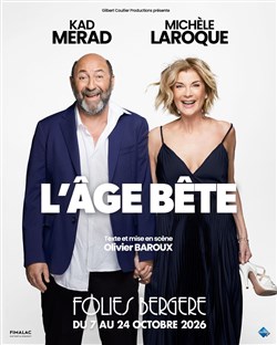 Affiche de L'âge bête avec Kad Merad et Michèle Laroque