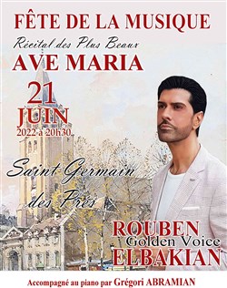 Affiche de Récital des plus beaux Ave Maria par Rouben Elbakian