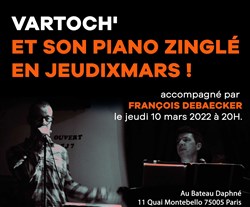 Affiche de Vartoch' et son piano zinglé (revival)