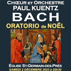 Affiche de Choeur et orchestre Paul Kuentz : Bach, Oratorio de Noël