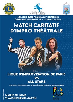 Affiche de Match d'improvisation caritatif