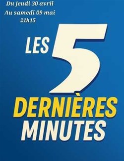 Affiche de Les 5 dernières minutes