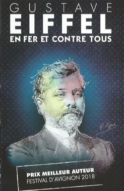 Affiche de Gustave Eiffel en fer et contre tous