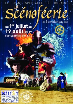 Affiche de La Scénoféerie de Semblançay | Le grand spectacle de Touraine