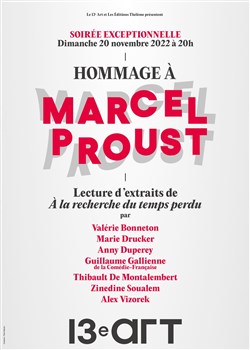 Affiche de Hommage à Marcel Proust