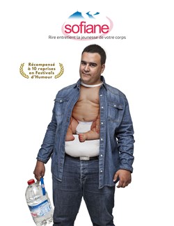 Affiche de Sofiane dans Rire entretient la jeunesse de votre corps
