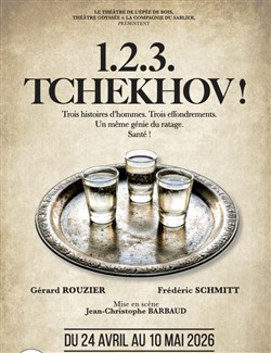 Affiche de 1. 2. 3. Tchekhov !