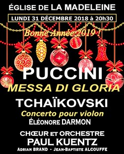 Affiche de Puccini Messa de Gloria - Tchaikovski