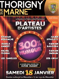 Affiche de Plateau 300 % humour