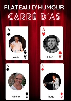 Affiche de Carré d'as humoristique