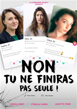 Affiche de Non tu ne finiras pas seule