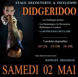 Affiche de Stage Didgeridoo - Découverte et initiation !