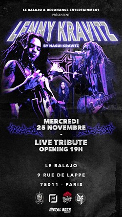 Affiche de Nagui Kravitz : Hommage à Lenny Kravitz