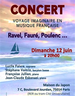 Affiche de Voyage imaginaire en musique Française