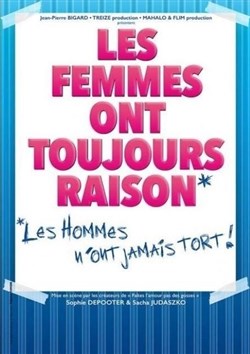 Affiche de Les femmes ont toujours raison, les hommes n'ont jamais tort