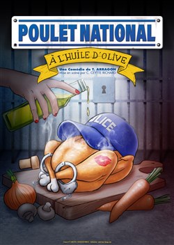 Affiche de Poulet National à l'huile d'olive