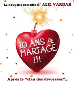 Affiche de 10 ans de mariage