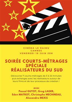 Affiche de Courts métrages et débat avec réalisateurs