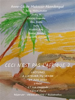 Affiche de Lectures autour de "Ceci n'est pas l'Afrique 2"