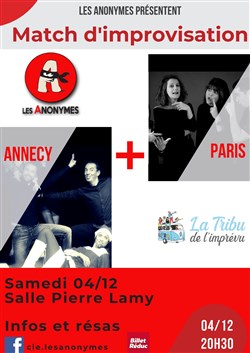Affiche de Match d'improvisation : Annecy vs Paris
