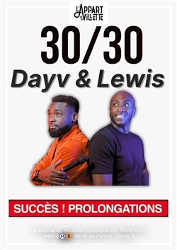 Affiche de 30/30 avec Dayv et Lewis