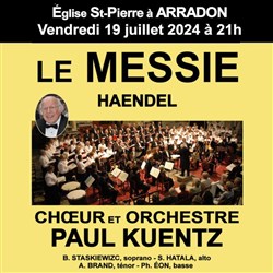 Affiche de Choeur et Orchestre Paul Kuentz : Messie de Haendel | Arradon