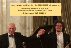 Affiche de Johannes Brahms par Irakly Avaliani et Léo Marillier