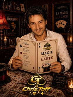 Affiche de Chris Toff dans Magie à la carte