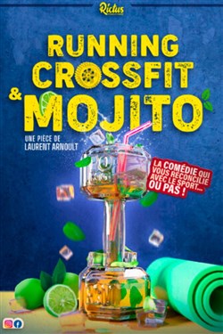 Affiche de Running, Crossfit et Mojito
