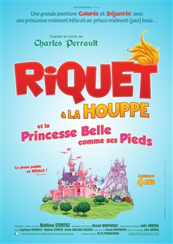 Affiche de Riquet à la houppe et la princesse belle comme ses pieds