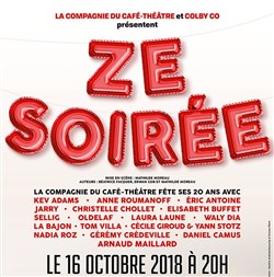 Affiche de Ze soirée : les 20 ans de la Cie du Café-théâtre