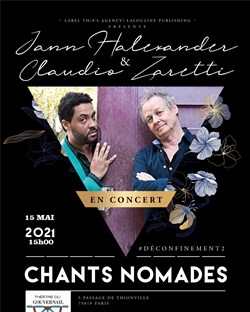 Affiche de Claudio Zareti et Jann Halexander : Chants Nomades