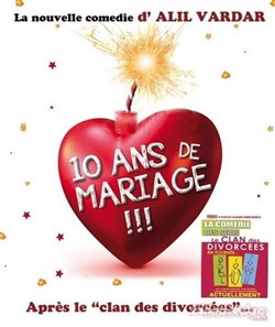 Affiche de 10 ans de mariage