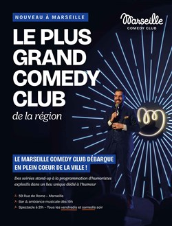 Affiche de Marseille Comedy Club | Les samedis