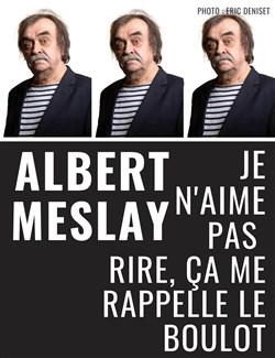 Affiche de Albert Meslay dans Je n'aime pas rire, ça me rappelle le boulot