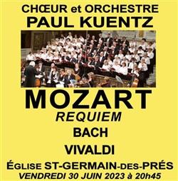 Affiche de Choeur & Orchestre Paul Kuentz : Mozart requiem, Bach, Vivaldi