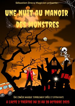 Affiche de Une nuit au manoir des monstres