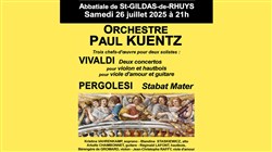 Affiche de Orchestre Paul Kuentz : Vivaldi / Pergolesi | Saint-Gildas-de-Rhuys