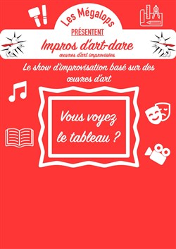 Affiche de Impros d'art-dare : Œuvres d'art improvisées