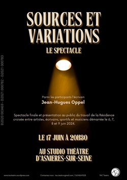 Affiche de Sources et variations : Le spectacle final