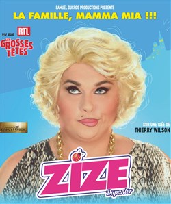 Affiche de Zize dans La famille Mamma Mia