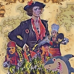 Affiche de Ambre la rouge et l'île mystérieuse