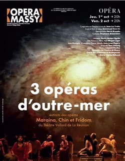 Affiche de 3 opéras d'outre-mer