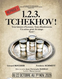 Affiche de 1. 2. 3. Tchekhov !