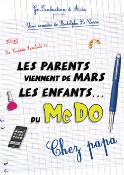 Affiche de Les parents viennent de Mars, les enfants du McDo ! Chez Papa