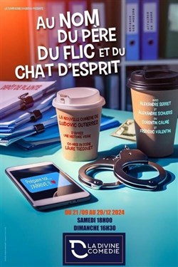 Affiche de Au nom du père, du flic et du chat d'esprit