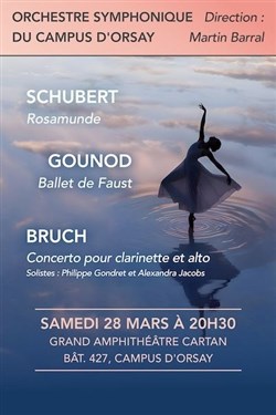 Affiche de Gounod / Bruch / Schubert