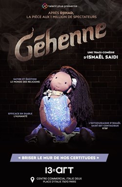 Affiche de Gehenne cycle Ismaël Saidi