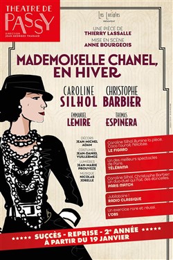 Affiche de Mademoiselle Chanel en hiver | avec Caroline Silhol et Christophe Barbier