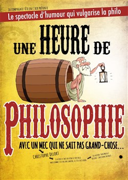 Affiche de 1 heure de philosophie, avec un mec qui ne sait pas grand chose